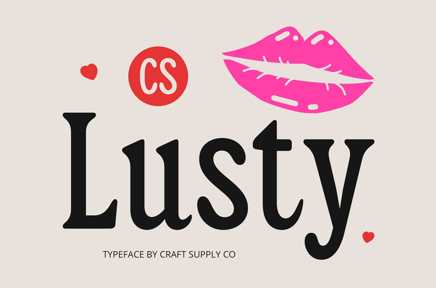 Lusty Font