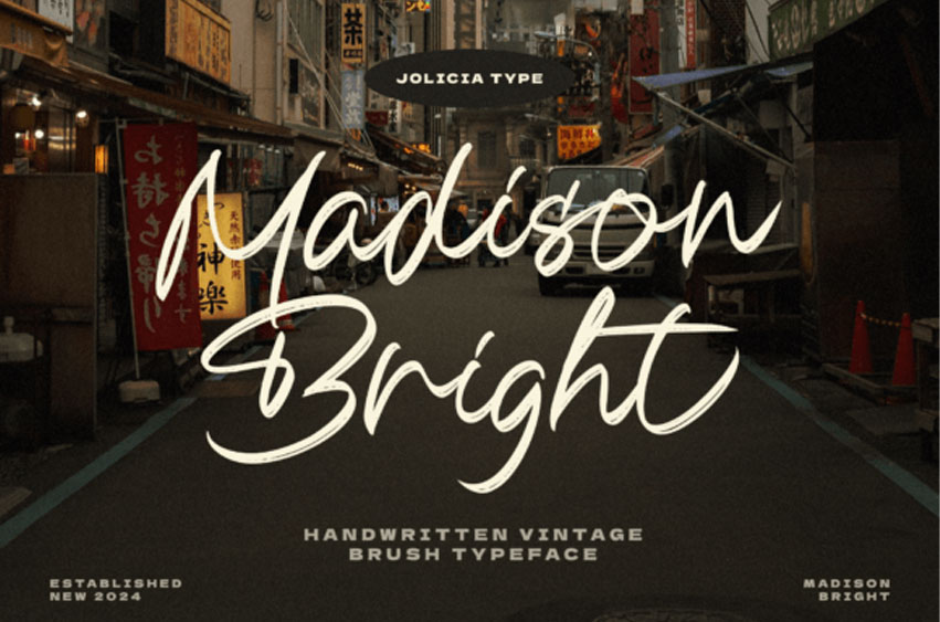 Madison Bright Font