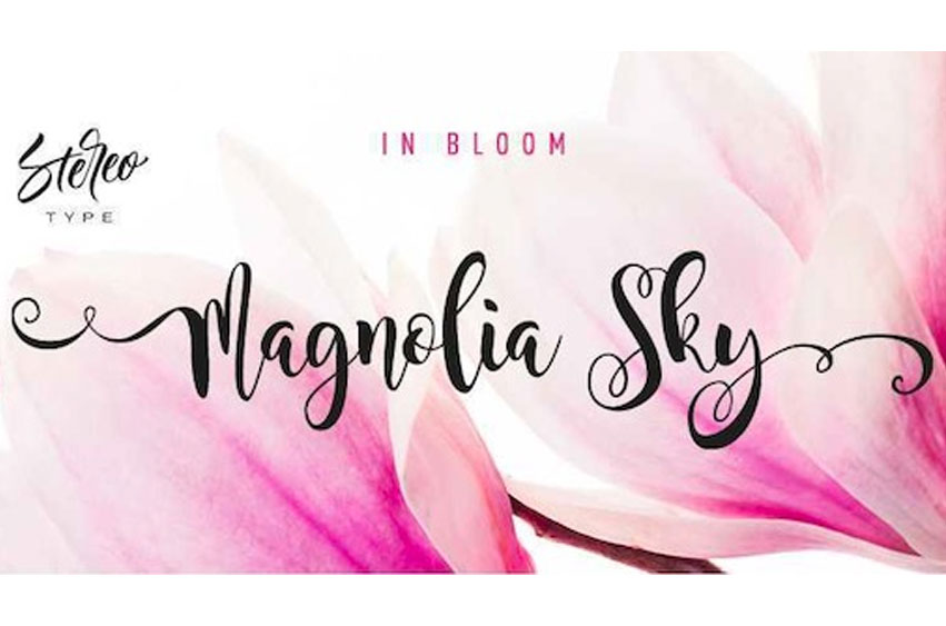 Magnolia Sky Font