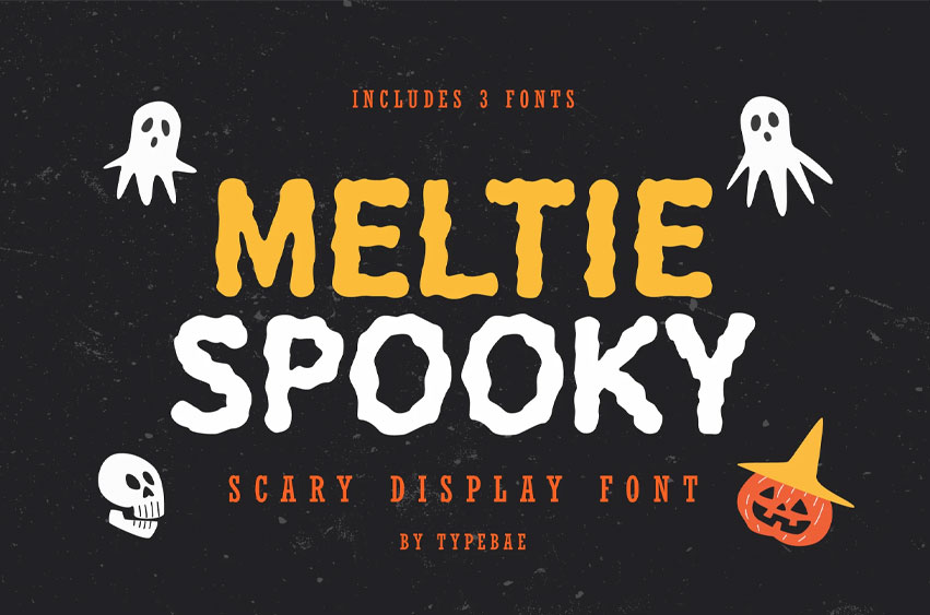 Meltie Spooky Font