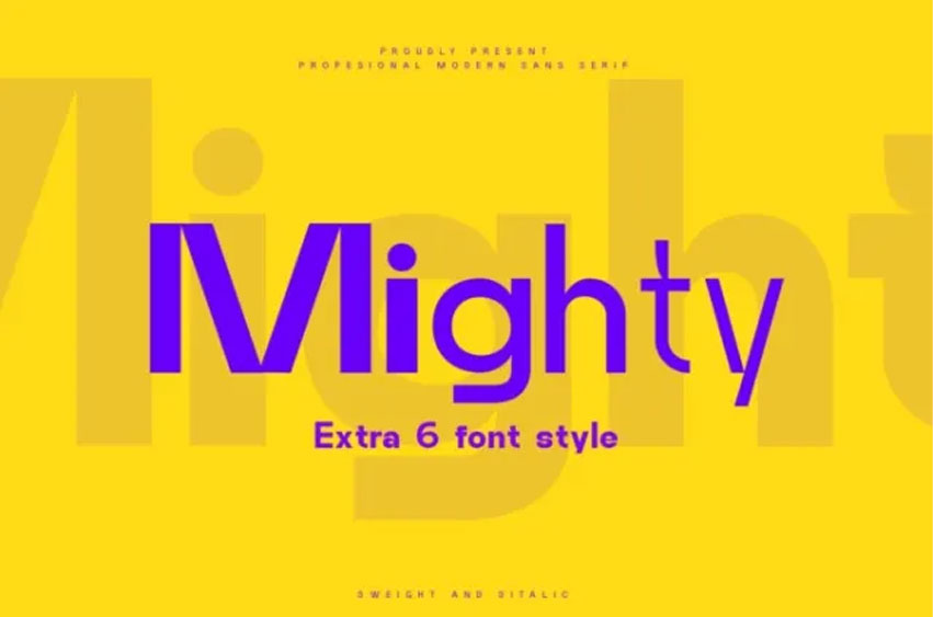 Mighty Font