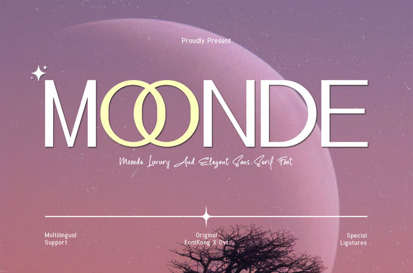 Moonde Font