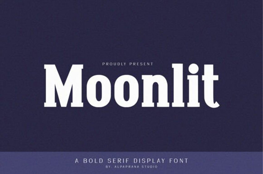 Moonlit Font