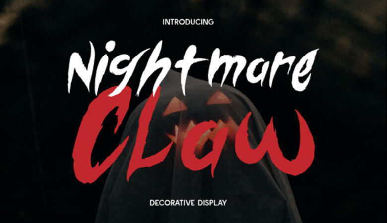 Nightmare Claw Font