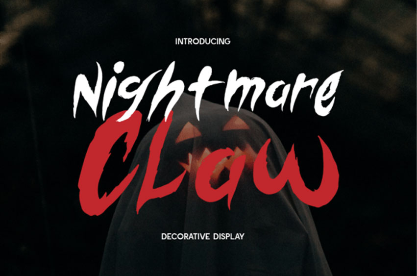 Nightmare Claw Font