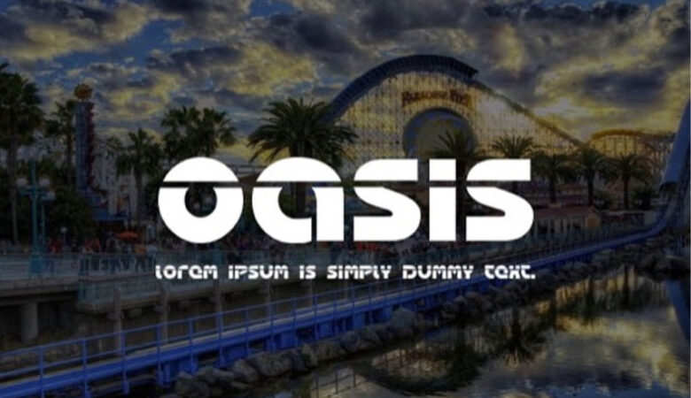 Oasis Techno Font