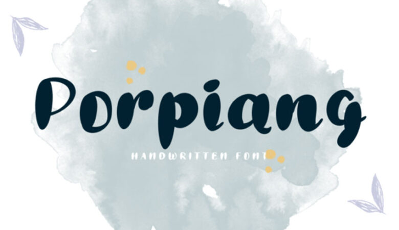 Porpiang Font