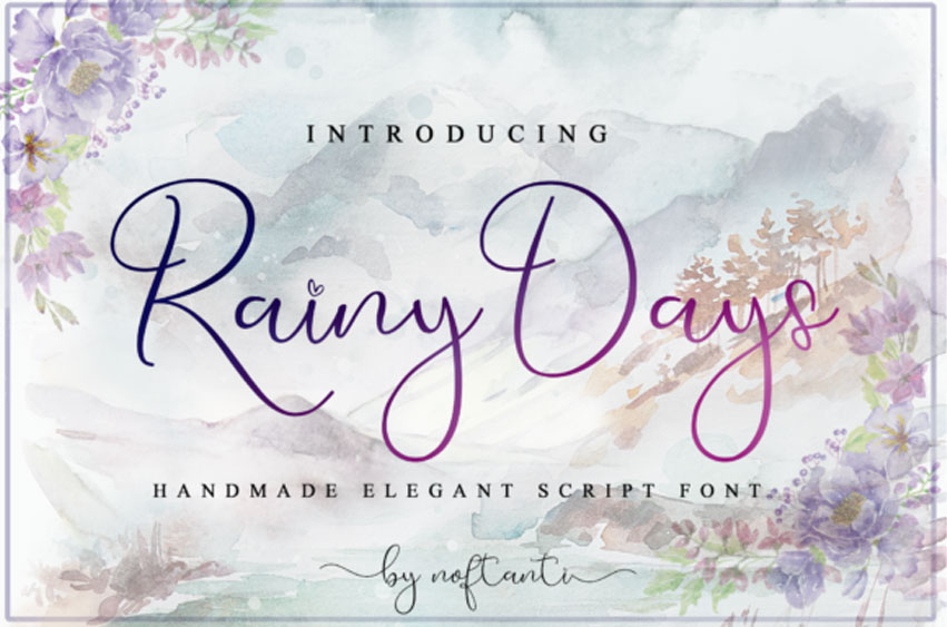 Rainy Days Script Font