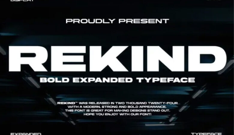 Rekind Expanded Font