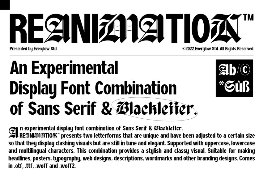 Resuscitation Font