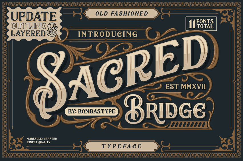 Sacred Bridge Font