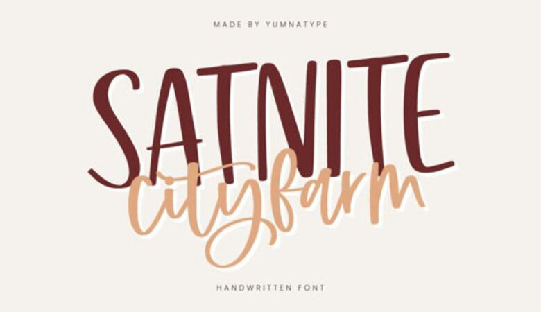 Satnite Cityfarm Font