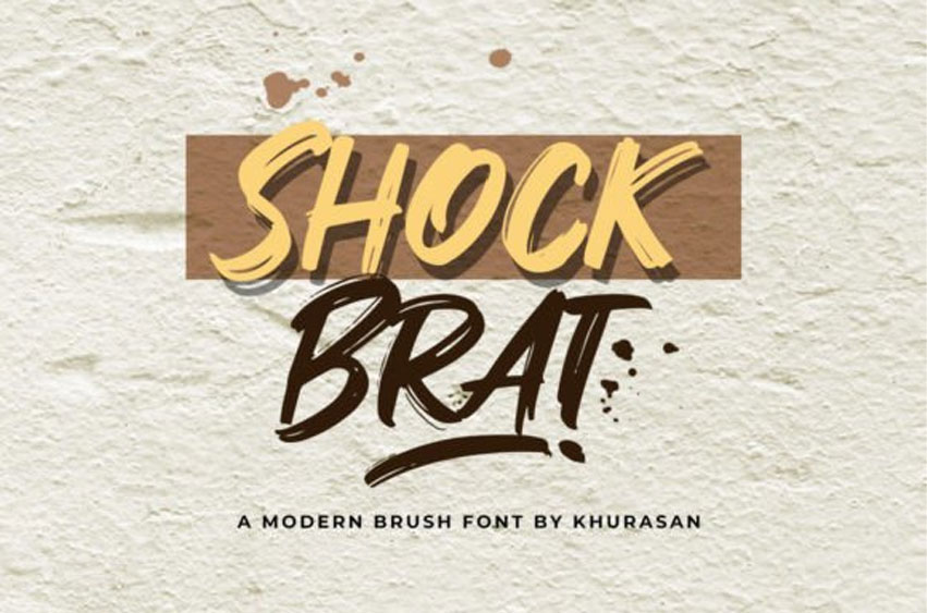 Shock Brat Font