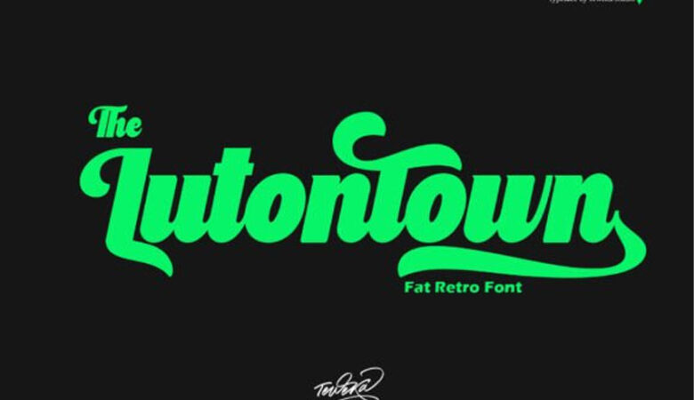 The Lutontown Font