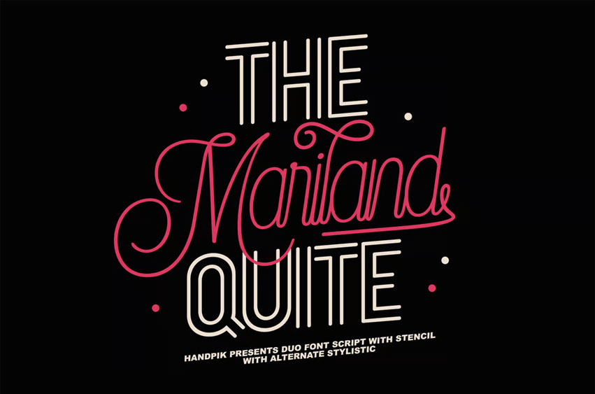 The Mariland Quite Font