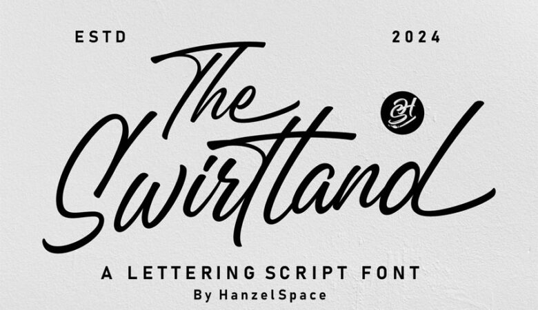 The Swirtland Font