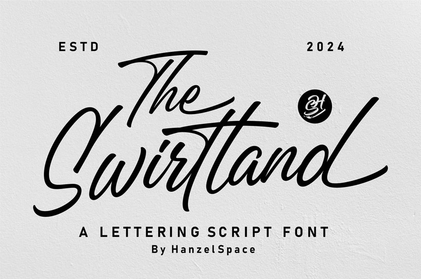 The Swirtland Font