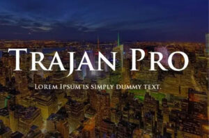 Trajan Pro 3 Font - FreeDaFonts