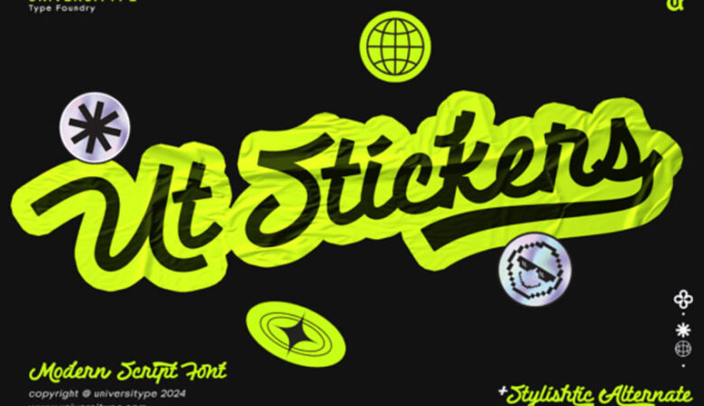 Ut Stickers Font