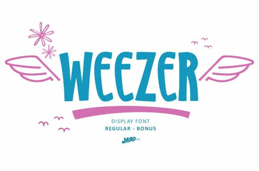 Weezer Font