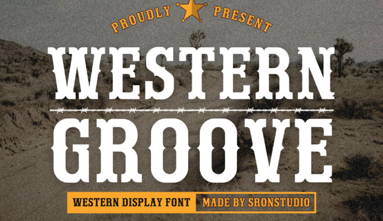 Western Groove Font