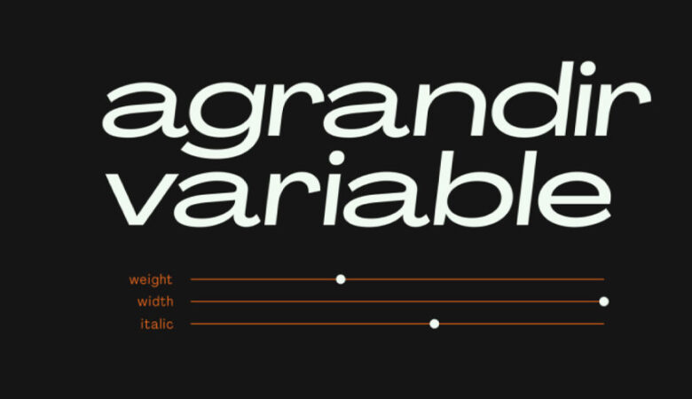 Agrandir Variable Font