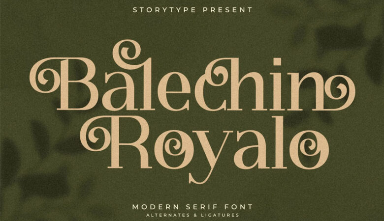 Balechin Royalo Font