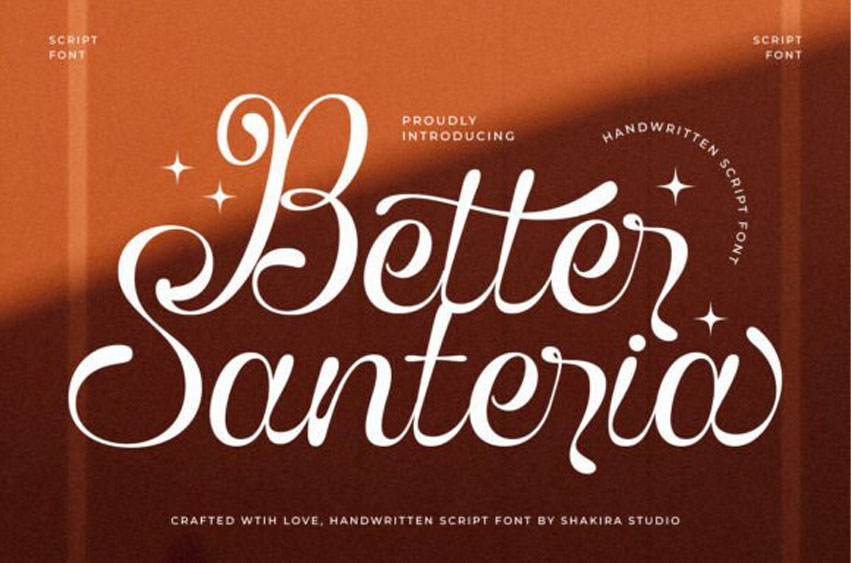 Better Santeria Font