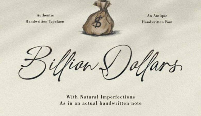 Billion Dollars Font