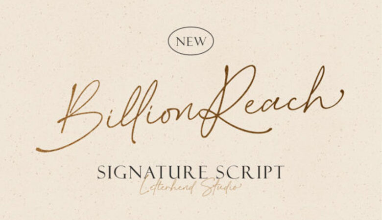 Billion Reach Font