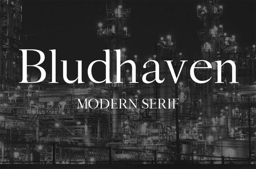 Bludhaven Font