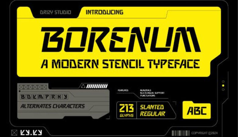 Borenum Font