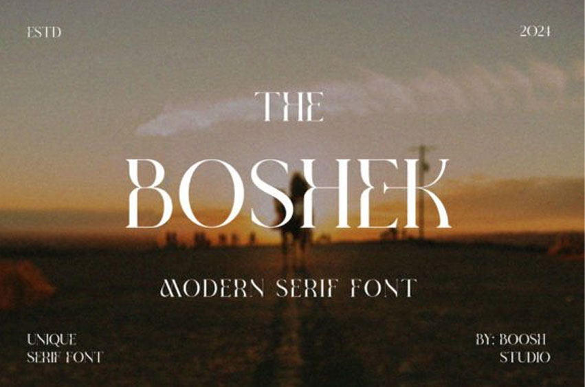 Boshek Font