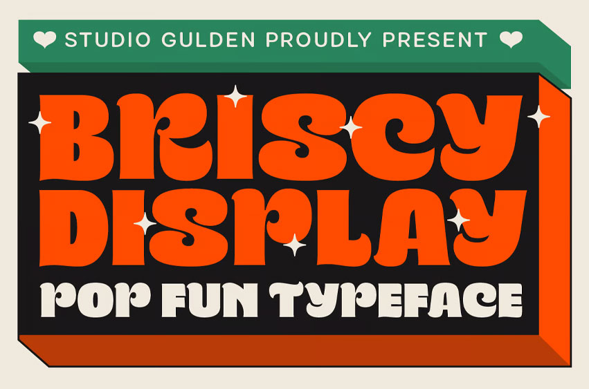 Briscy Display Font