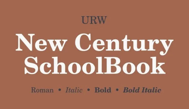 Century Schoolbook Font