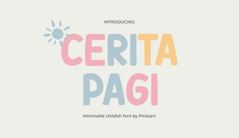 Cerita Pagi Font