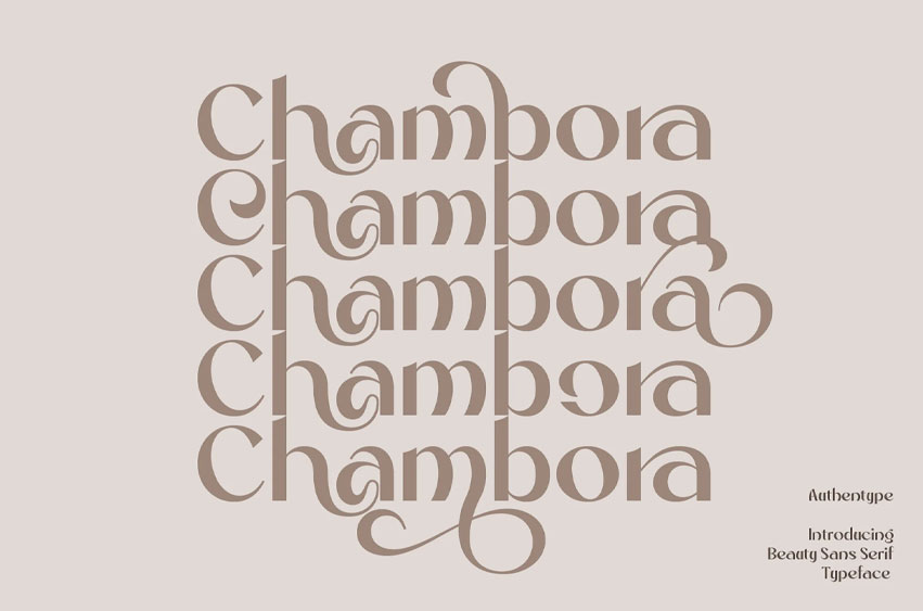 Chambora Font