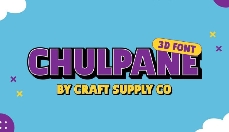 Chulpane 3D Font