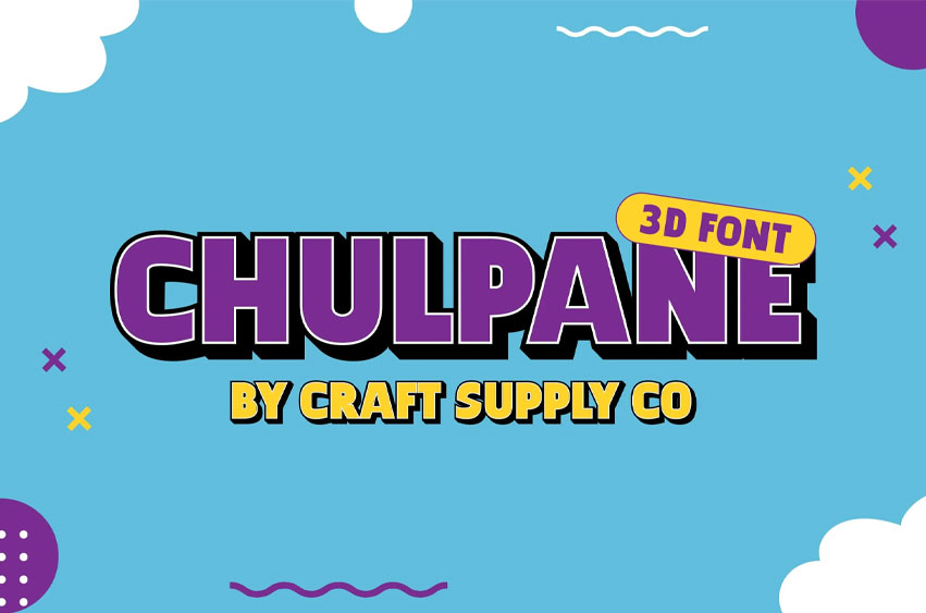 Chulpane 3D Font