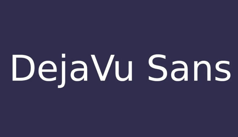 DejaVu Sans Font