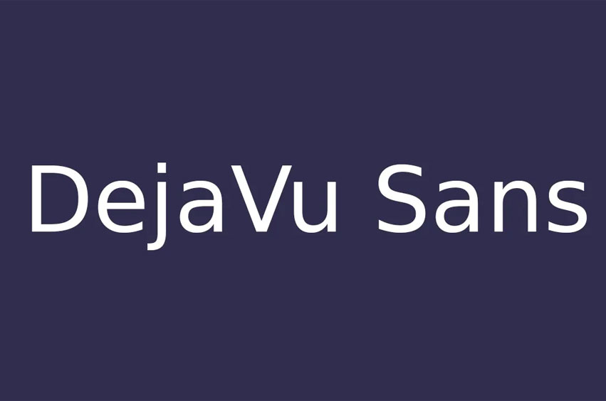 DejaVu Sans Font