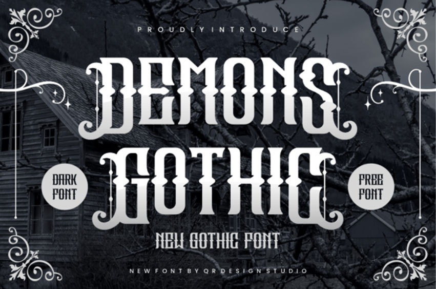 Demons Gothic Font