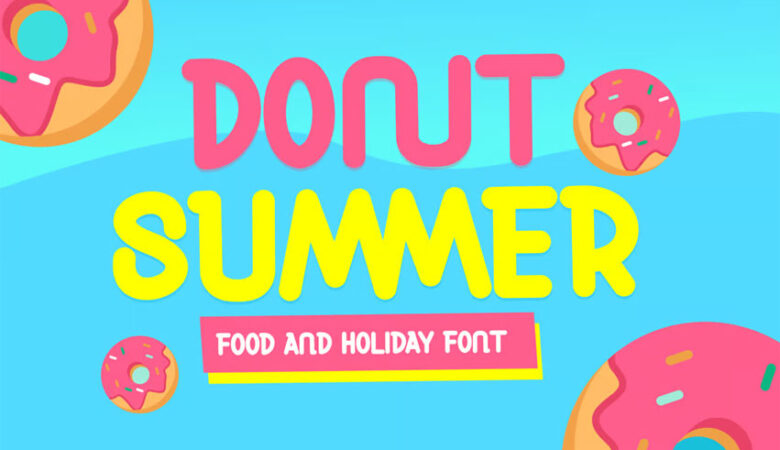 Donut Summer Font