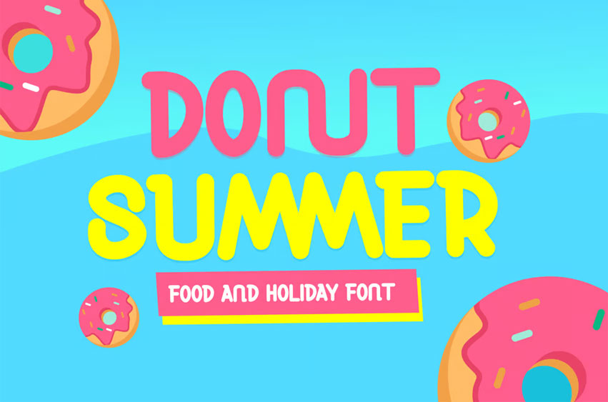 Donut Summer Font