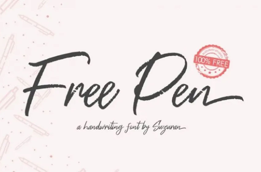 Free Pen Font