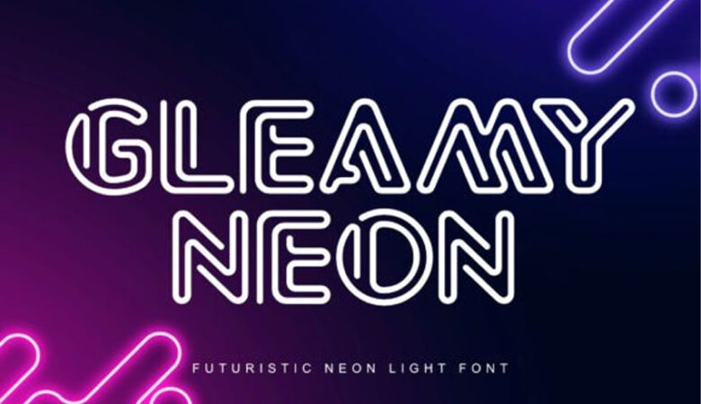 Gleamy Neon Font