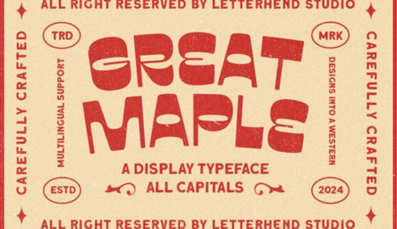 Great Maple Font