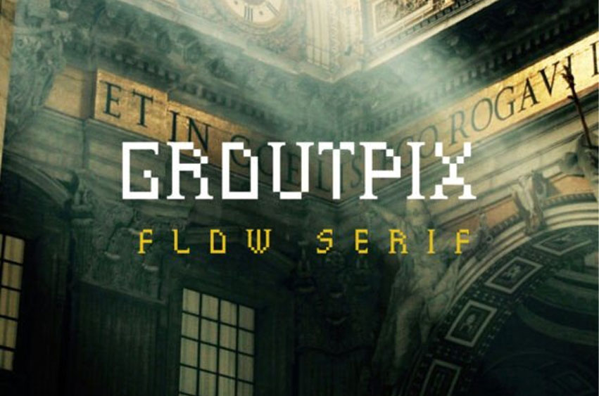 Groutpix Flow Font