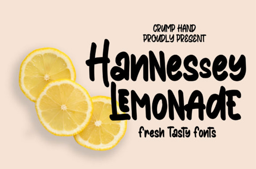 Hannessy Lemonade Font