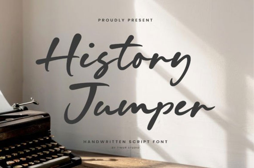 History Jumper Font